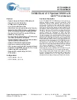 Preview for 1 page of Cypress Semiconductor CY7C1305BV25 Specification Sheet