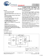 Preview for 1 page of Cypress Semiconductor CY7C1330AV25 Specification Sheet