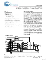 Cypress Semiconductor CY7C1344H Specification Sheet preview