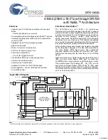 Preview for 1 page of Cypress Semiconductor CY7C1353G Specification Sheet