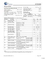 Preview for 7 page of Cypress Semiconductor CY7C1353G Specification Sheet