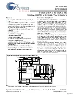 Cypress Semiconductor CY7C1354CV25 Specification Sheet preview