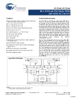 Cypress Semiconductor CY7C144 Specification Sheet preview