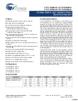 Cypress Semiconductor CY7C1522AV18 Specification Sheet preview