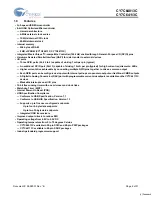 Preview for 6 page of Cypress Semiconductor CY7C64013C Specification Sheet