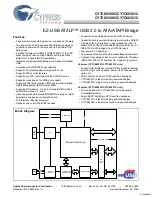 Cypress Semiconductor CY7C68300C Datasheet preview