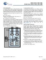 Preview for 3 page of Cypress Semiconductor CY8C21234 Specification Sheet