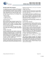 Preview for 6 page of Cypress Semiconductor CY8C21234 Specification Sheet