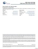 Preview for 45 page of Cypress Semiconductor CY8C21234 Specification Sheet