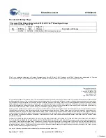 Preview for 3 page of Cypress Semiconductor CY8C22x13 Supplementary Manual