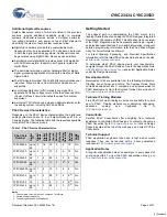 Preview for 4 page of Cypress Semiconductor CY8C23433 Specification Sheet