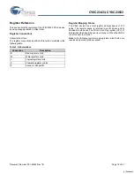 Preview for 10 page of Cypress Semiconductor CY8C23433 Specification Sheet