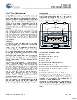 Preview for 2 page of Cypress Semiconductor CY8C24123 Specification Sheet