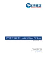 Предварительный просмотр 1 страницы Cypress Semiconductor CY8CKIT-026 Manual