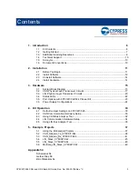 Предварительный просмотр 3 страницы Cypress Semiconductor CY8CKIT-026 Manual