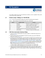 Предварительный просмотр 30 страницы Cypress Semiconductor CY8CKIT-026 Manual