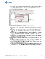 Предварительный просмотр 43 страницы Cypress Semiconductor CY8CKIT-026 Manual