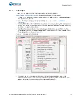 Предварительный просмотр 46 страницы Cypress Semiconductor CY8CKIT-026 Manual