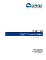 Cypress Semiconductor CY8CKIT-042 Manual предпросмотр