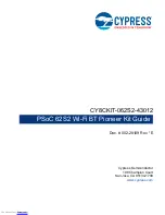 Cypress Semiconductor CY8CKIT-062S2-43012 Manual предпросмотр