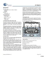 Предварительный просмотр 2 страницы Cypress Semiconductor enCoRe III CY7C64215 Manual