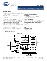 Preview for 1 page of Cypress Semiconductor EZ-Host CY7C67300 Specification Sheet