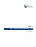 Предварительный просмотр 1 страницы Cypress Semiconductor EZ-USB GX3 CY4701 Reference Design Manual