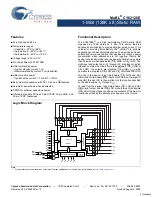 Preview for 1 page of Cypress Semiconductor MoBL CY62128E Specification Sheet