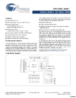 Cypress Semiconductor MoBL CY62146ESL Specification Sheet preview