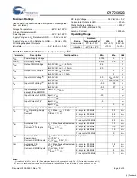 Preview for 6 page of Cypress Semiconductor NoBL CY7C1352G Specification Sheet