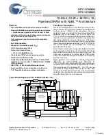 Cypress Semiconductor NoBL CY7C1370DV25 Manual preview