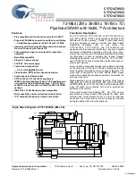 Cypress Semiconductor NoBL CY7C1470V33 Manual preview