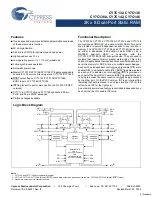 Preview for 1 page of Cypress Semiconductor Perform CY7C132 Manual