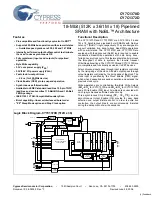 Preview for 1 page of Cypress Semiconductor Perform CY7C1370D Manual