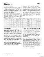 Предварительный просмотр 3 страницы Cypress Semiconductor Z9973 Specification Sheet