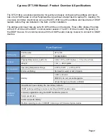 Preview for 2 page of Cypress 816684004636 Product Manual