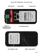 Preview for 4 page of Cypress 816684004636 Product Manual