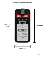 Preview for 5 page of Cypress 816684004636 Product Manual