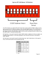 Preview for 10 page of Cypress 816684004636 Product Manual