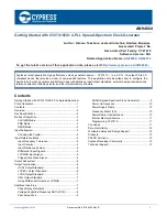 Cypress AN94024 Getting Started preview