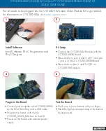 Preview for 1 page of Cypress CAPSENSE CY3280-28 Series Quick Start Manual