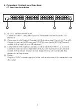 Предварительный просмотр 6 страницы Cypress CCMX-44DA Operation Manual