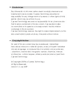 Preview for 2 page of Cypress CDL-160ETH Operation Manual