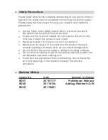 Preview for 3 page of Cypress CDL-165ETHG Operation Manual