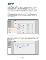 Preview for 41 page of Cypress CDPS-UC4H4CVES Operation Manual