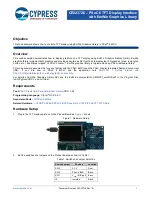 Preview for 1 page of Cypress CE223726 Getting Started
