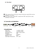 Preview for 4 page of Cypress CH-108 Operation Manual