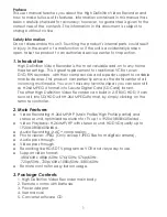 Preview for 3 page of Cypress CHD-PVR1 Operation Manual