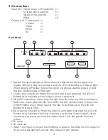 Preview for 5 page of Cypress CHD-PVR1 Operation Manual