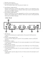 Preview for 4 page of Cypress CHMX-42 Operation Manual